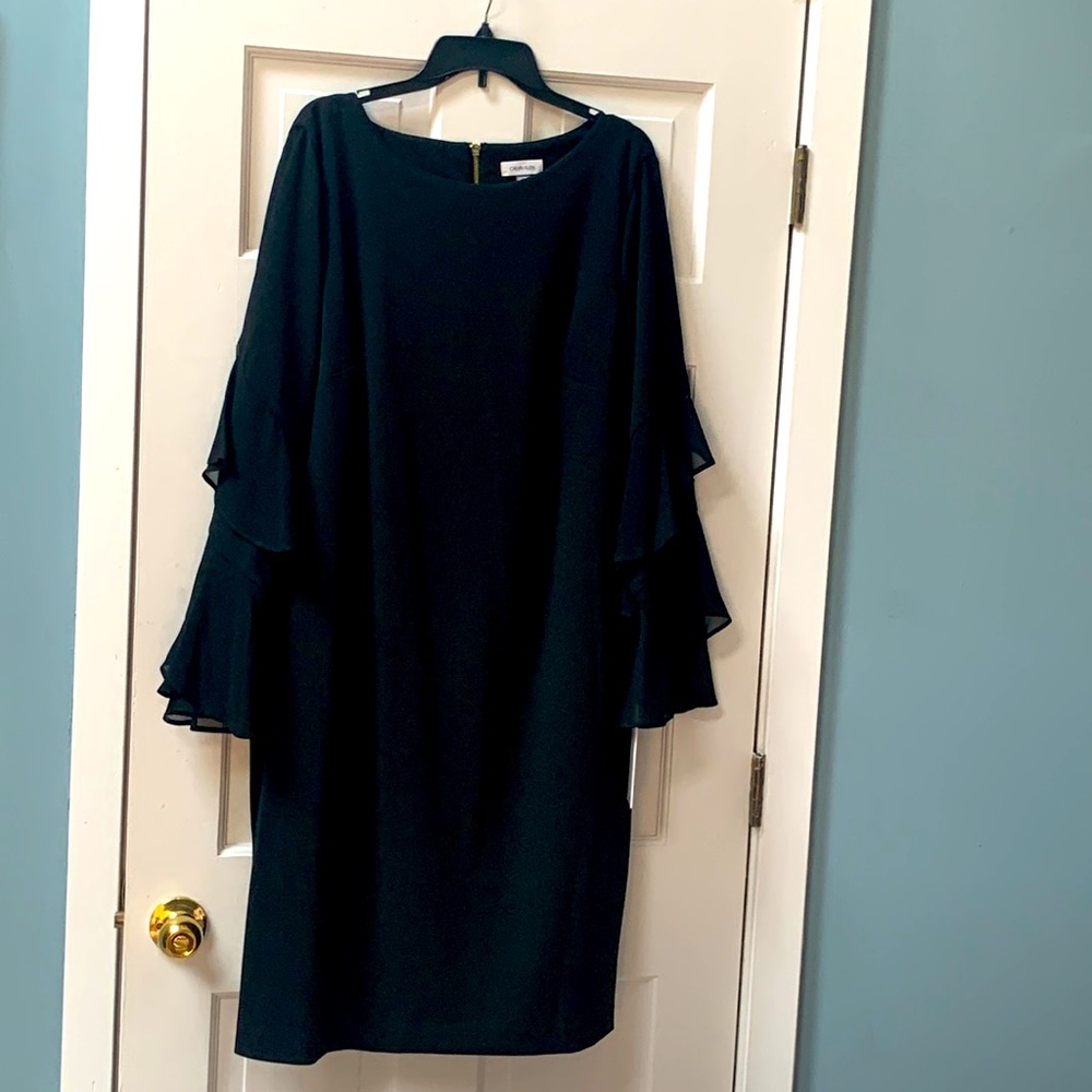 Calvin Klein size 20W semi formal black dress.